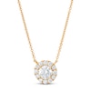 Thumbnail Image 0 of Lab-Created Diamond Necklace 1-1/8 ct tw Round 14K Yellow Gold