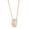 Thumbnail Image 1 of Lab-Created Diamond Necklace 1-1/8 ct tw Round 14K Yellow Gold
