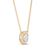 Thumbnail Image 2 of Lab-Grown Diamond Necklace 1-1/8 ct tw Round 14K Yellow Gold