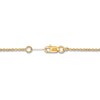 Lab-Created Diamond Necklace 1 ct tw Round 14K Yellow Gold