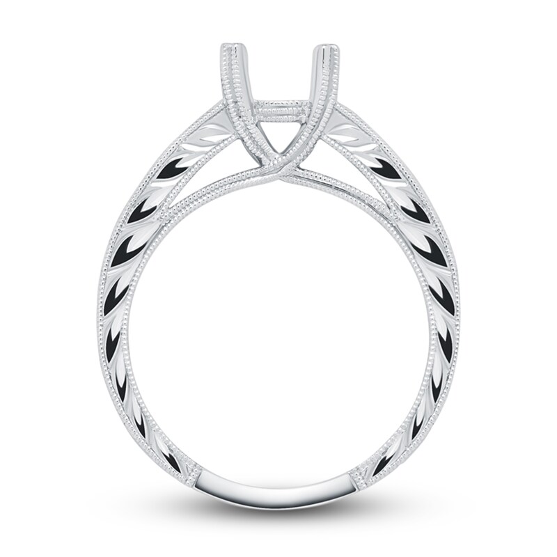 Main Image 2 of Kirk Kara Diamond Ring Setting 1/20 ct tw Round 18K White Gold