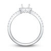 Thumbnail Image 2 of Kirk Kara Diamond Ring Setting 1/4 ct tw Round 18K White Gold