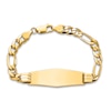 Thumbnail Image 0 of Men's Solid Link ID Bracelet 14K Yellow Gold 13.5mm