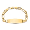 Thumbnail Image 1 of Men's Solid Link ID Bracelet 14K Yellow Gold 13.5mm