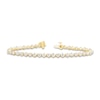 Thumbnail Image 0 of Diamond Tennis Bracelet 5-1/2 ct tw Round 14K Yellow Gold