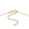 Thumbnail Image 3 of Fluted "LOVE" Necklace 14K Yellow Gold 16"