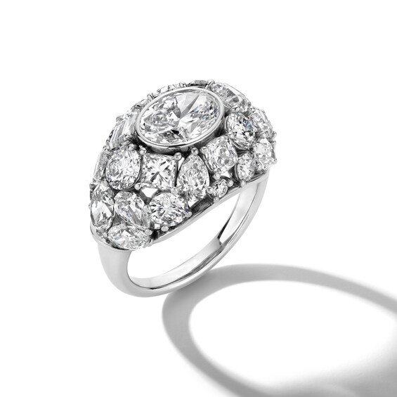 Jared Atelier Diamond Ring 7-3/8 ct tw Platinum Jared