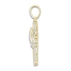Thumbnail Image 3 of Men's Diamond Cross Charm 1 ct tw Round 10K Yellow Gold