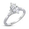 Thumbnail Image 5 of Diamond Engagement Ring 1 ct tw Marquise/Round 14K White Gold