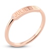 Thumbnail Image 1 of Juliette Maison Diamond Engravable Ring 1/20 ct tw Round 10K Rose Gold