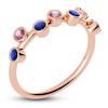 Thumbnail Image 2 of Juliette Maison Natural Blue Sapphire & Natural Pink Tourmaline Ring 10K Rose Gold