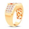 Thumbnail Image 2 of Men's Lab-Created Diamond Ring 2 ct tw Round 14K Yellow Gold