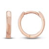 Thumbnail Image 2 of Cast Huggie Hoop Earrings 14K White Gold 9.54mm