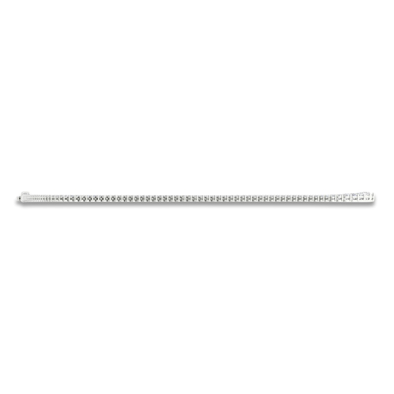 Main Image 4 of Lab-Grown Diamond Tennis Necklace 15 ct tw 14K White Gold