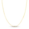 Thumbnail Image 0 of Solid Mirror Link Chain Necklace 14K Yellow Gold 20"