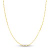 Thumbnail Image 0 of Solid Mirror Link Chain Necklace 14K Yellow Gold 20"