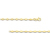 Thumbnail Image 3 of Solid Mirror Link Chain Necklace 14K Yellow Gold 20&quot;