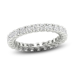 Diamond Eternity Band 1-1/2 ct tw Round 14K White Gold