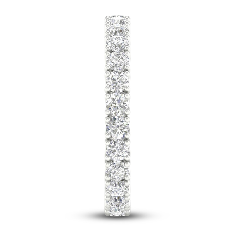 Main Image 3 of Diamond Eternity Band 1-1/2 ct tw Round 14K White Gold