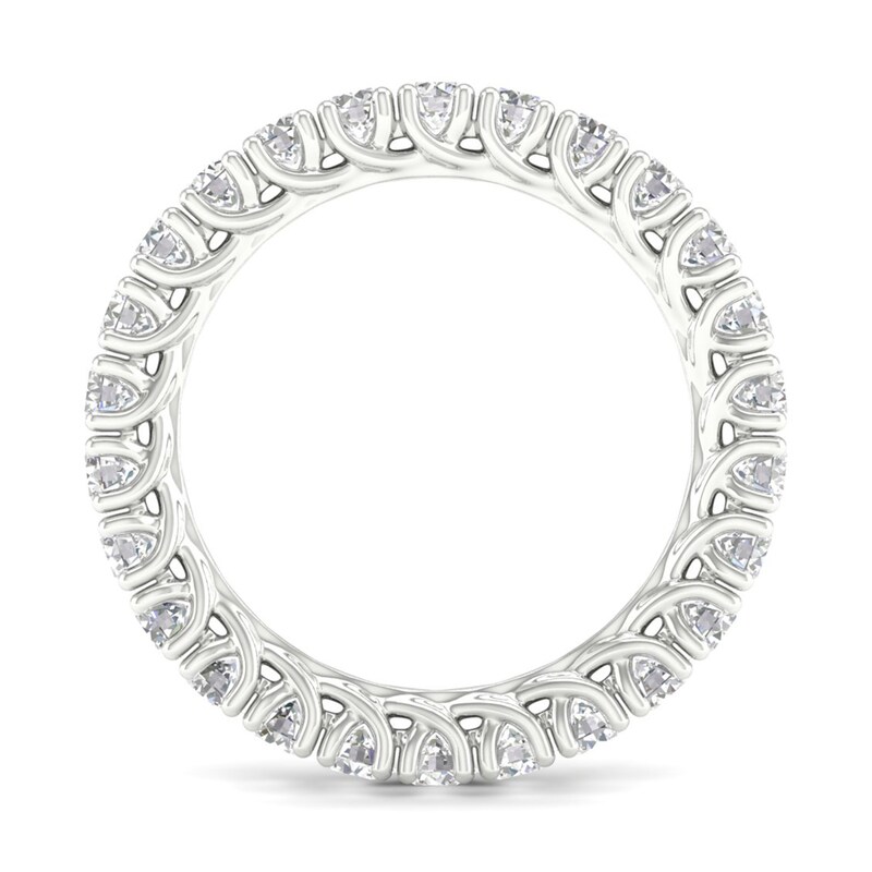 Main Image 4 of Diamond Eternity Band 1-1/2 ct tw Round 14K White Gold
