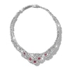 Thumbnail Image 1 of Jared Atelier Natural Ruby Necklace 54-3/8 ct tw Diamonds 14K White Gold 17"