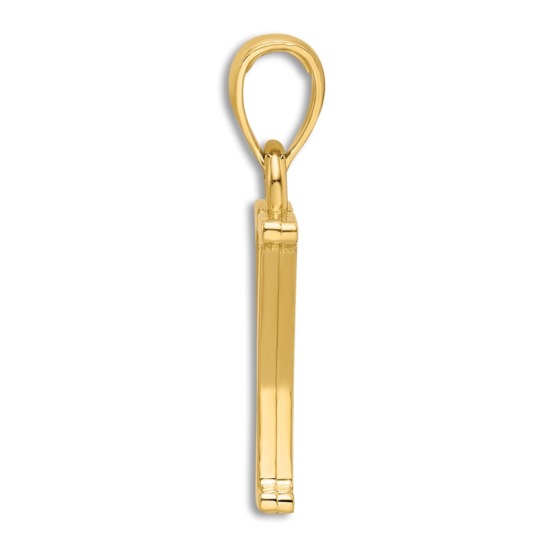 Main Image 2 of Initial Y Necklace 14K Yellow Gold 18"
