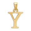 Thumbnail Image 3 of Initial Y Necklace 14K Yellow Gold 18"