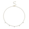 Thumbnail Image 1 of Shy Creation Diamond Necklace 1/4 ct tw Round 14K Yellow Gold 18" SC55006337