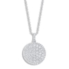 Thumbnail Image 1 of Shy Creation Diamond Pendant Necklace 2 ct tw Round 14K White Gold 18" SC55023623