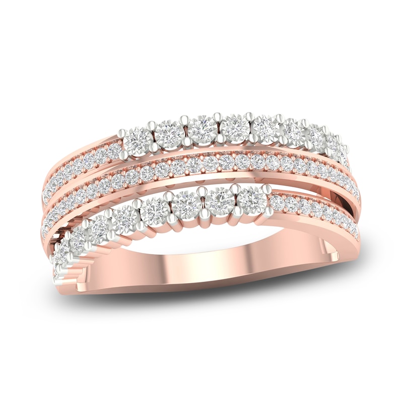 Main Image 1 of Diamond Anniversary Band 1/4 ct tw Round 14K Rose Gold