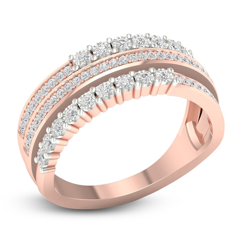 Main Image 2 of Diamond Anniversary Band 1/4 ct tw Round 14K Rose Gold