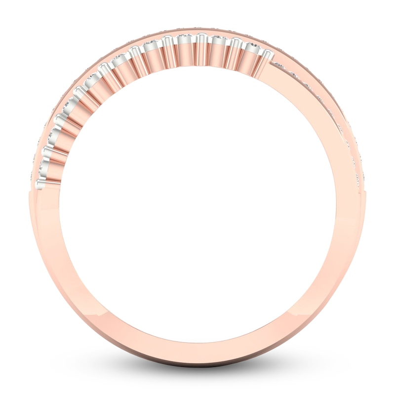 Main Image 4 of Diamond Anniversary Band 1/4 ct tw Round 14K Rose Gold