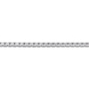 Thumbnail Image 2 of Solid Box Chain Necklace 14K White Gold 22" 2.35mm