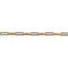Thumbnail Image 3 of Solid Square Box Chain Necklace 14K Yellow Gold 24" 2.4mm