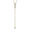 Thumbnail Image 4 of Shy Creation Diamond Lariat Necklace 1/4 ct tw Round 14K Yellow Gold 18" SC55002607