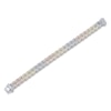 Thumbnail Image 2 of Shy Creation Diamond Pave Curb Bracelet 4 ct tw Round 14K Tri-Tone Gold 7&quot; SC55010320