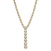 Thumbnail Image 2 of Shy Creation Diamond Lariat Necklace 4-1/6 ct tw Round 14K Yellow Gold 18" SC55024077