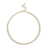 Thumbnail Image 1 of Shy Creation Diamond Heart Necklace 3-1/3 ct tw Round 14K Yellow Gold 18" SC55022987