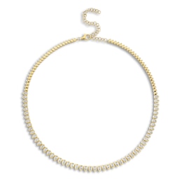 Shy Creation Diamond Necklace 3-3/4 ct tw Round 14K Yellow Gold 18" SC55023019