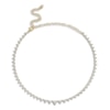 Thumbnail Image 1 of Shy Creation Diamond Tennis Necklace 3-7/8 ct tw Round 14K Yellow Gold 18" SC55023100