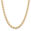 Thumbnail Image 2 of Diamond-Cut Solid Rope Chain Necklace 14K Yellow Gold 24" 8.0mm