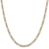 Thumbnail Image 1 of Semi-Solid Figaro Chain Necklace 14K Yellow Gold 24" 3.9mm