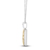 Thumbnail Image 2 of Le Vian Sunny Yellow Diamond Pendant Necklace 3/4 ct tw Round 14K White Gold 19"