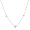 Thumbnail Image 1 of Le Vian Diamond Necklace 1/8 ct tw Round 14K Two-Tone Gold 17"
