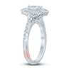 Thumbnail Image 1 of Pnina Tornai Diamond Engagement Ring 1-1/2 ct tw Pear/Round /Baguette 14K White Gold