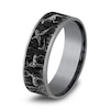 Thumbnail Image 1 of Forest Wedding Band Tantalum/Titanium 7.5mm