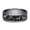 Thumbnail Image 3 of Forest Wedding Band Tantalum/Titanium 7.5mm