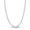 Thumbnail Image 0 of Diamond Tennis Necklace 5 ct tw Round 14K White Gold 16.5"