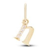 Thumbnail Image 0 of Diamond Accent Letter N Charm 10K Yellow Gold