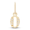 Thumbnail Image 1 of Diamond Accent Letter O Charm 10K Yellow Gold